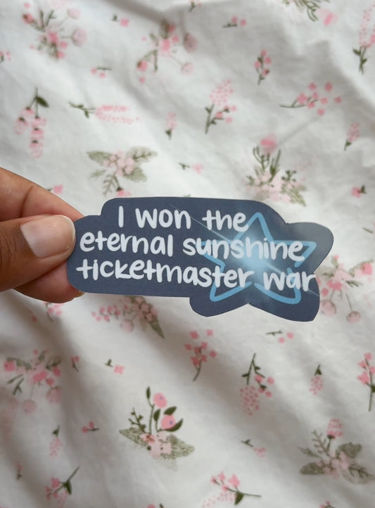 i survived the ticket war sticker