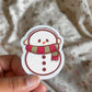 cute snowman vinyl sticker