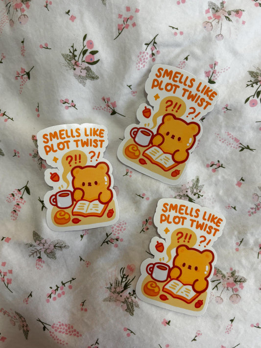 smells like plot twist sticker