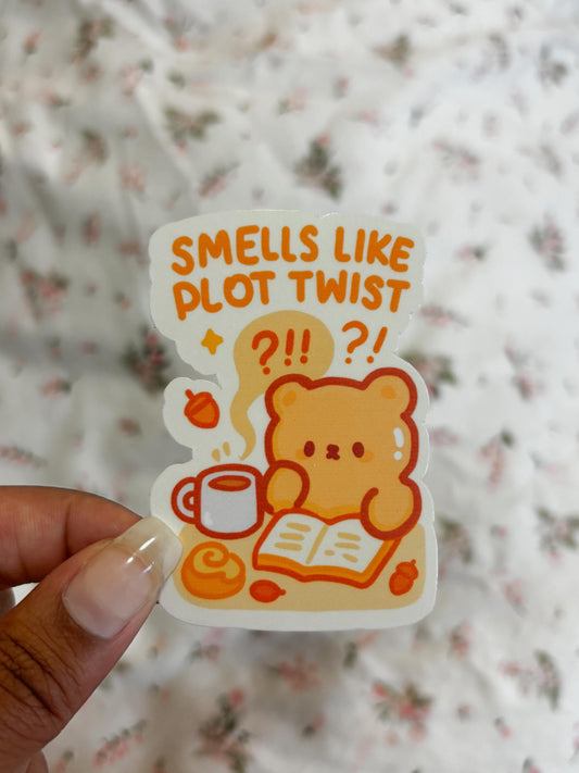 smells like plot twist sticker