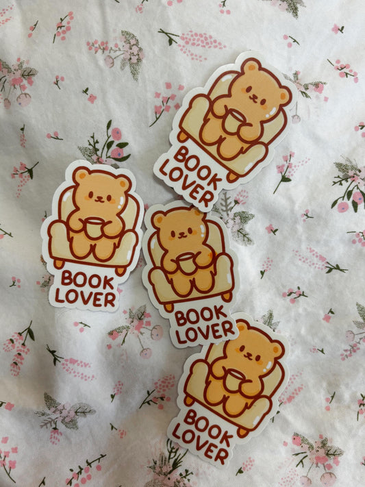 book lover sticker