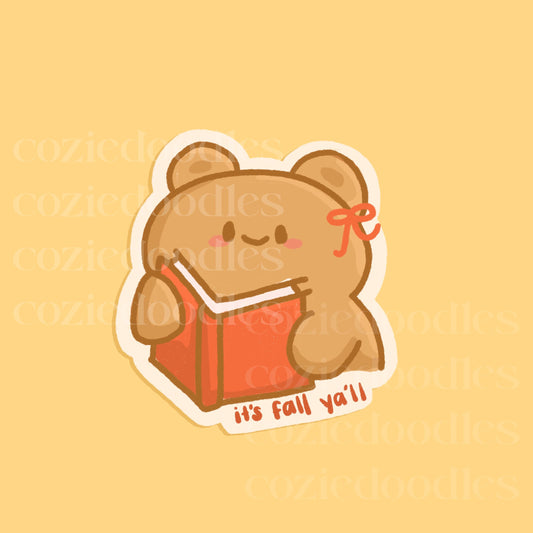 it's fall ya'll sticker